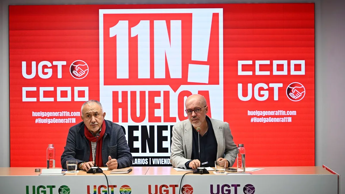 UGT y CCOO piden que el SMI suba un 7% en 2027, hasta los 18.300 euros brutos anuales