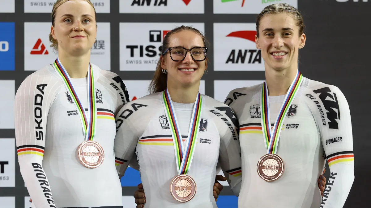 Bronze in Shanghai: Teamsprint-Trio gewinnt erste WM-Medaille seit 2023