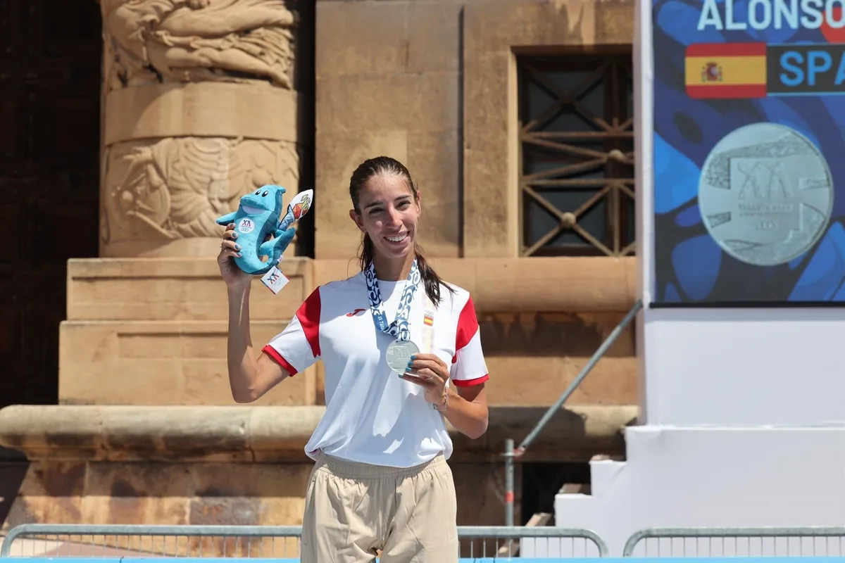 AMP. Sandra Alonso estrena el medallero de España en los Juegos Mediterráneos con una plata en contrarreloj