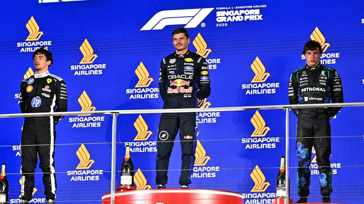 Alpine no sumó puntos en el GP de Singapur y se alejó Racing Bulls: así están las posiciones de la F1 con Antonelli a un paso del título