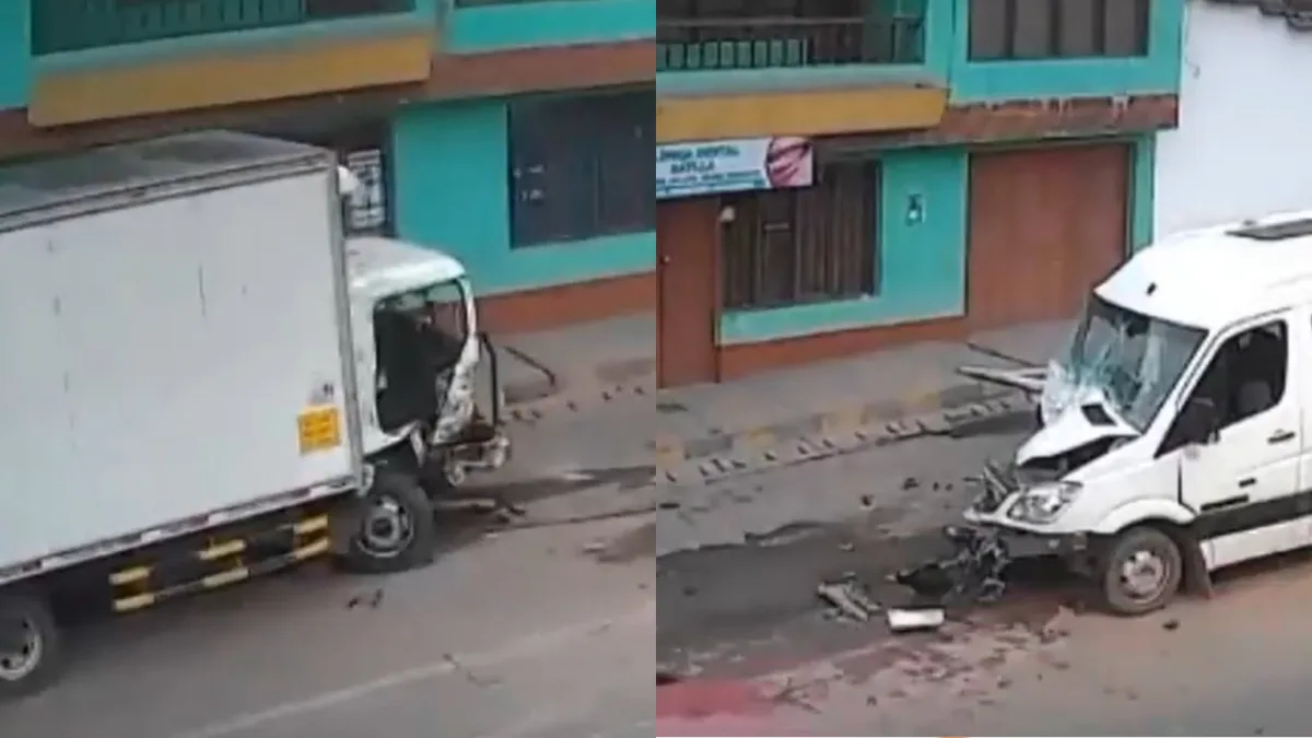 Accidente en Cusco deja 16 turistas heridos cuando viajaban hacia la Montaña de Siete Colores en una miniván turística