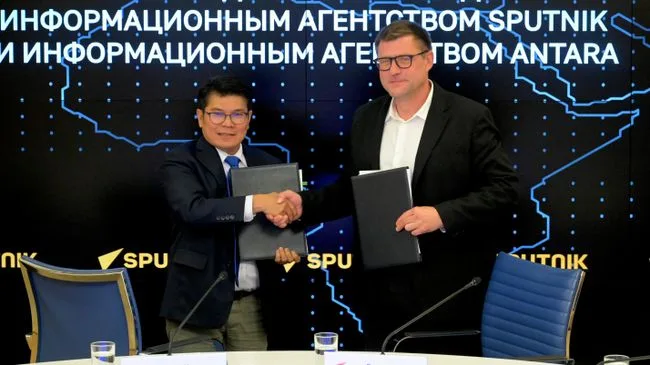 Sputnik и Antara подписали соглашение об обмене информацией
