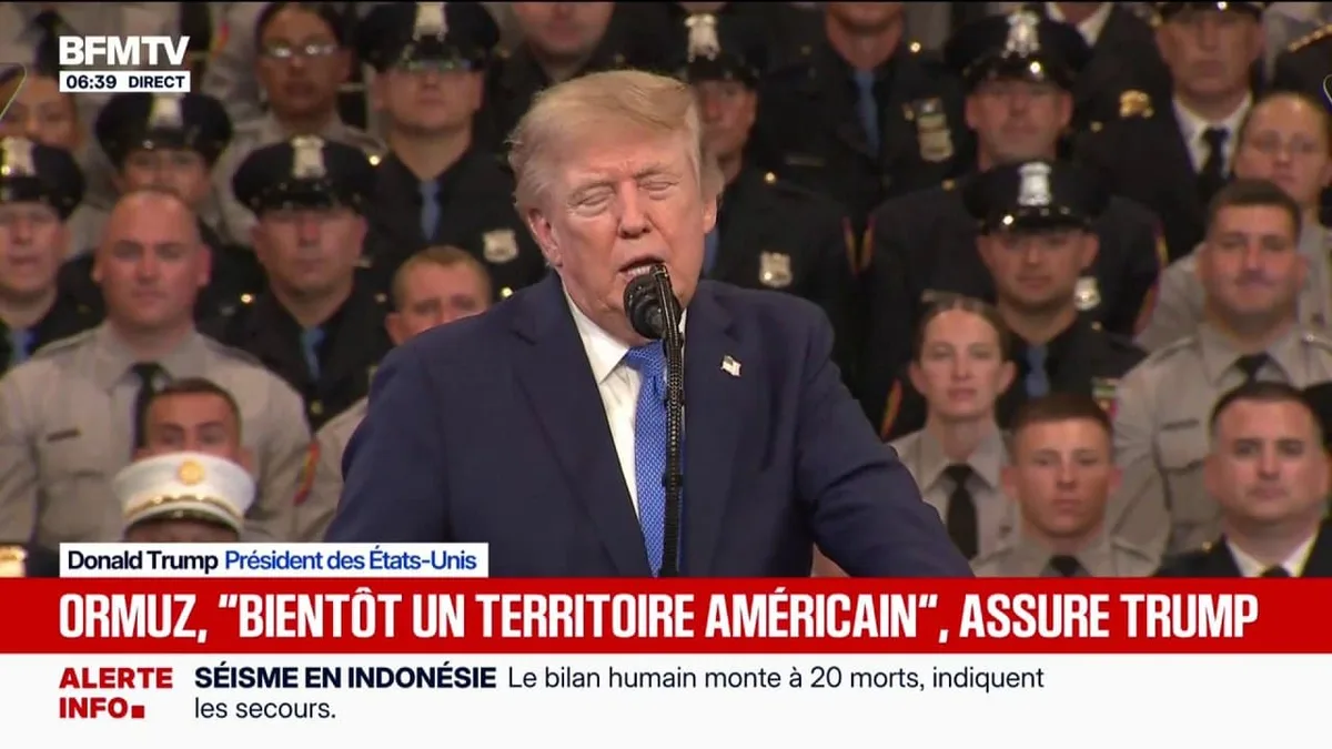 Donald Trump affirme que le détroit d'Ormuz sera "bientôt" déclaré comme "un territoire des États-Unis"