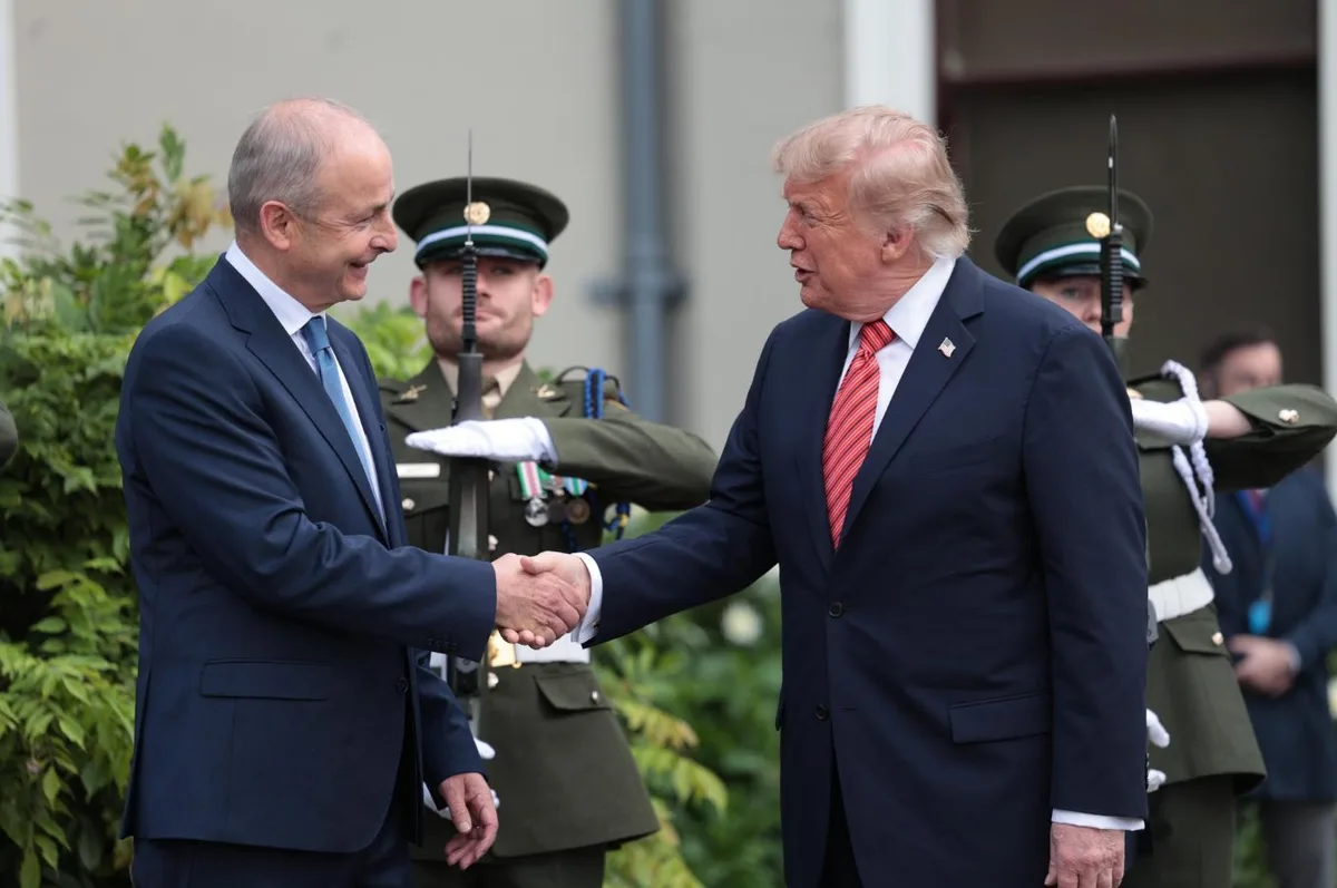 Trump sugirió que la reunificación de Irlanda ocurrirá "tarde o temprano"