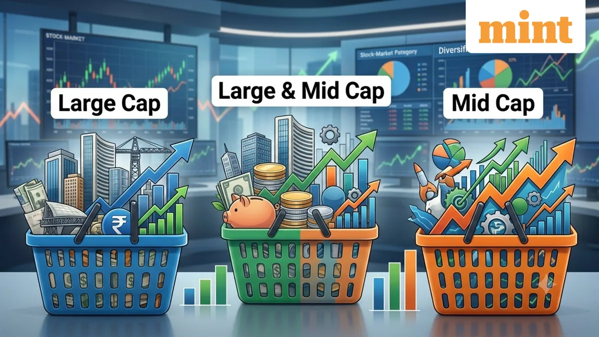 Large & mid-cap mutual funds vs separate portfolio split: How do their returns compare over 1, 3 and 5 years?