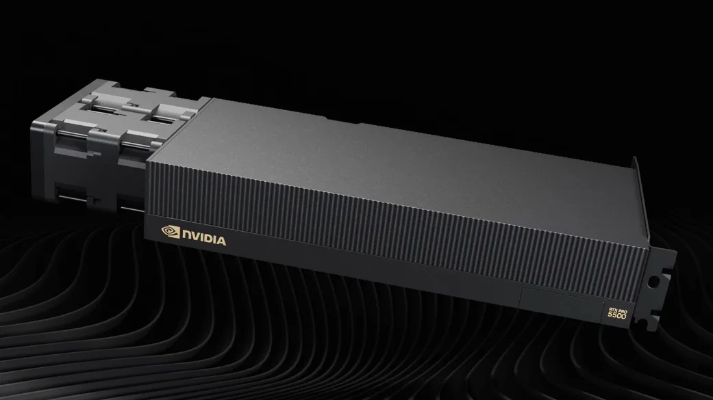 NVIDIAが「RTX Pro 5500 Blackwell Workstation Edition」発表、RTX 5090と同等のスペックながらRTX 5090の32GBに対してなんと84GBものGDDR7メモリ搭載