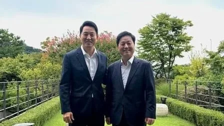 與김영배, 오세훈 시장과 회동…용산공원 활용 ‘이견’
