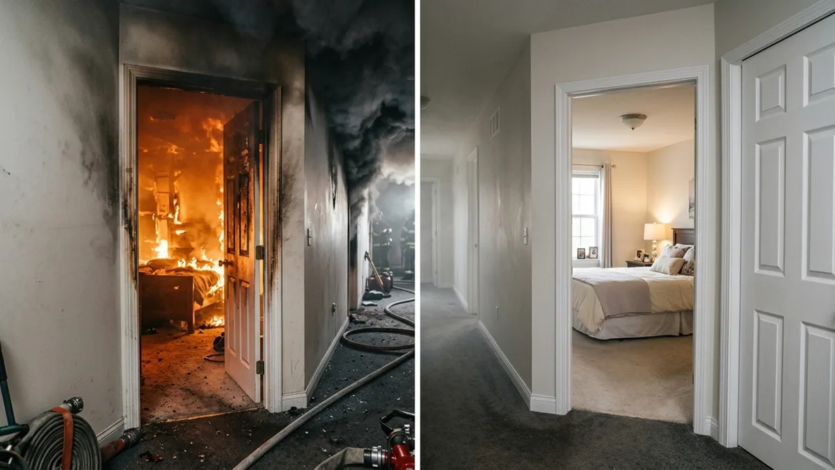 Por que bombeiros recomendam dormir com a porta do quarto fechada e o que isso pode mudar em caso de incêndio