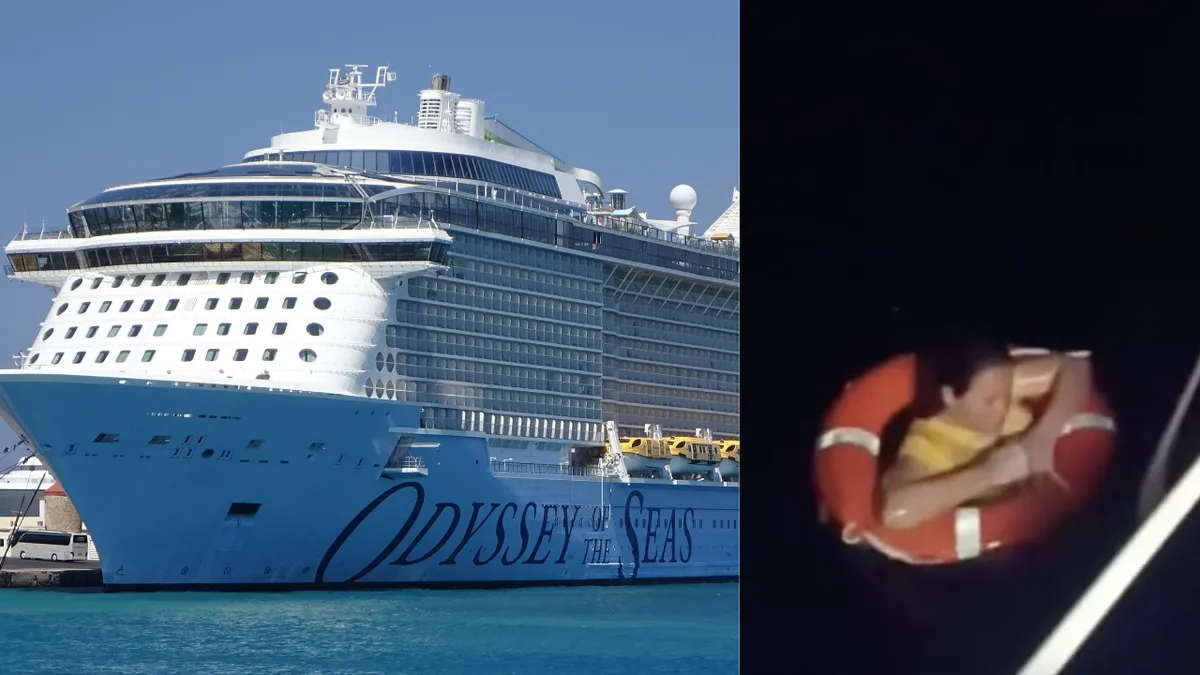 Woman jumped from a cruise near Greece; found alive in a lifebuoy 20 hours later