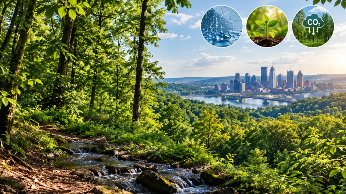 Pennsylvania awards $277,200 to protect 27 acres; woodland can absorb 22.5M gallons of rainwater