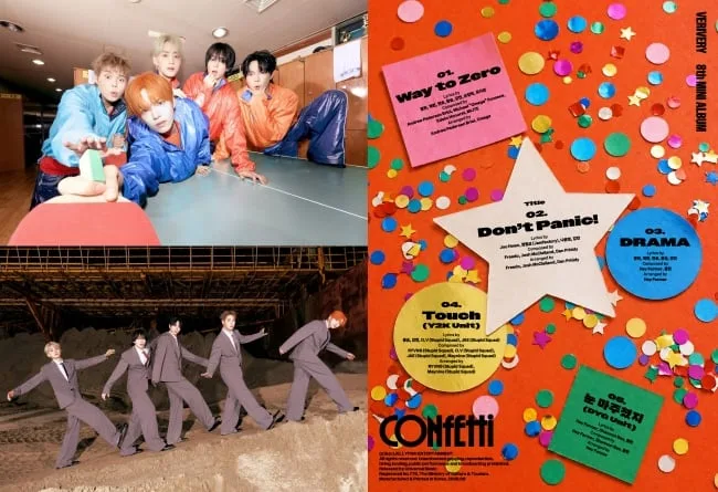 베리베리, 한층 짙어진 색 'CONFETTI'..전원 작사 참여