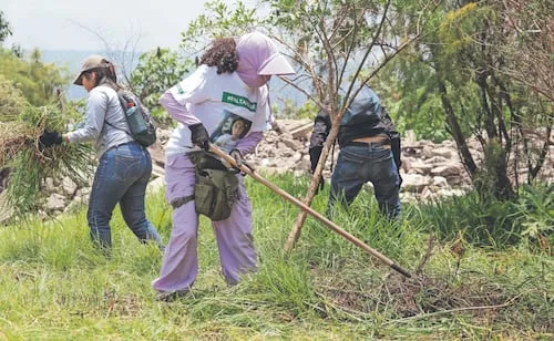 Descartan 150 indicios localizados por buscadoras en Tláhuac; son restos animales, dice Comisión de Búsqueda