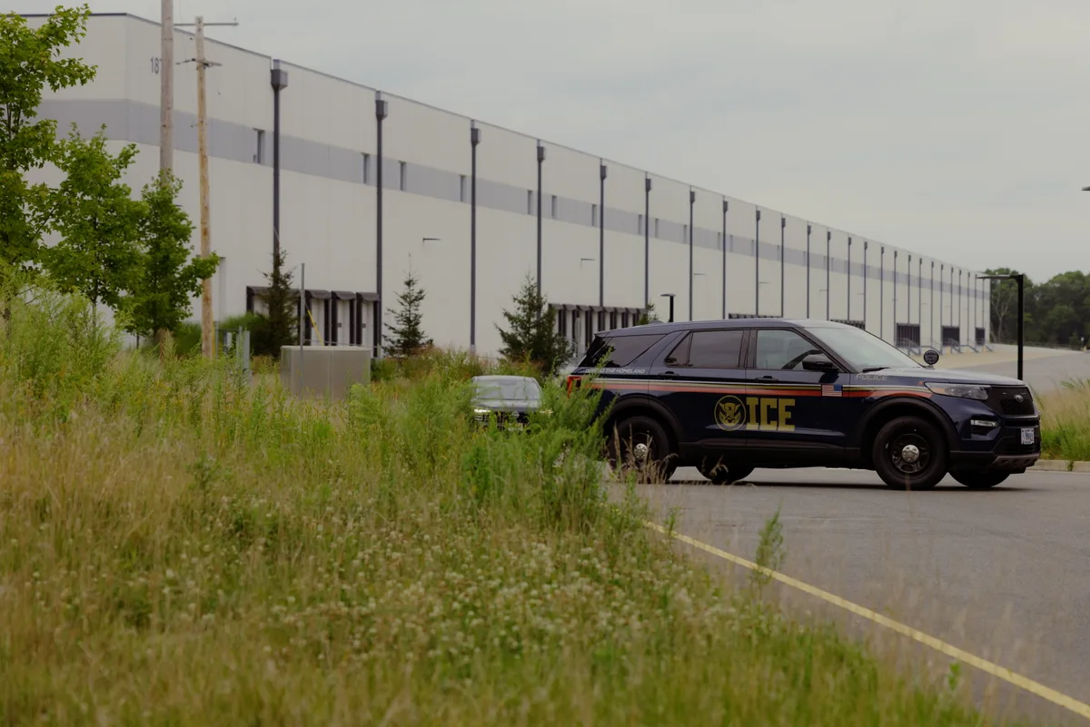 ICE has quietly used this warehouse as a detention facility all summer, neighbors say