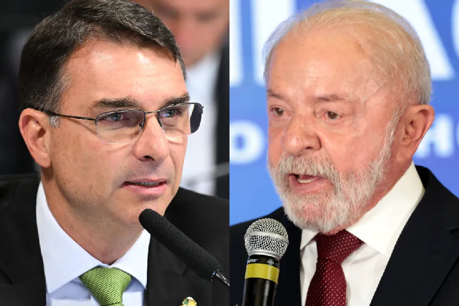Pesquisas eleitorais mostram a distância entre Lula e Flávio Bolsonaro após números da semana