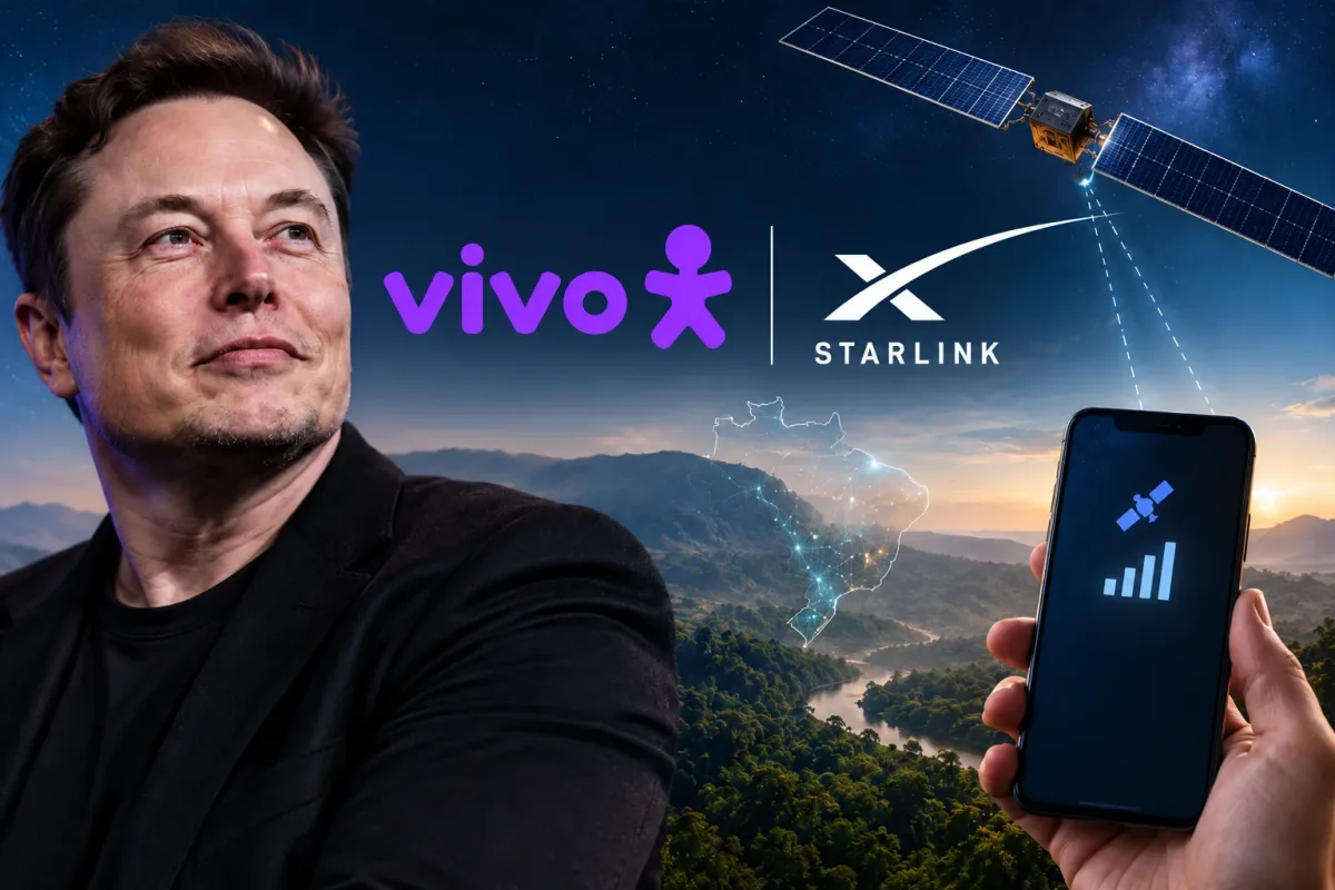 Anatel libera Starlink sem antena direto no celular para Vivo até 2029
