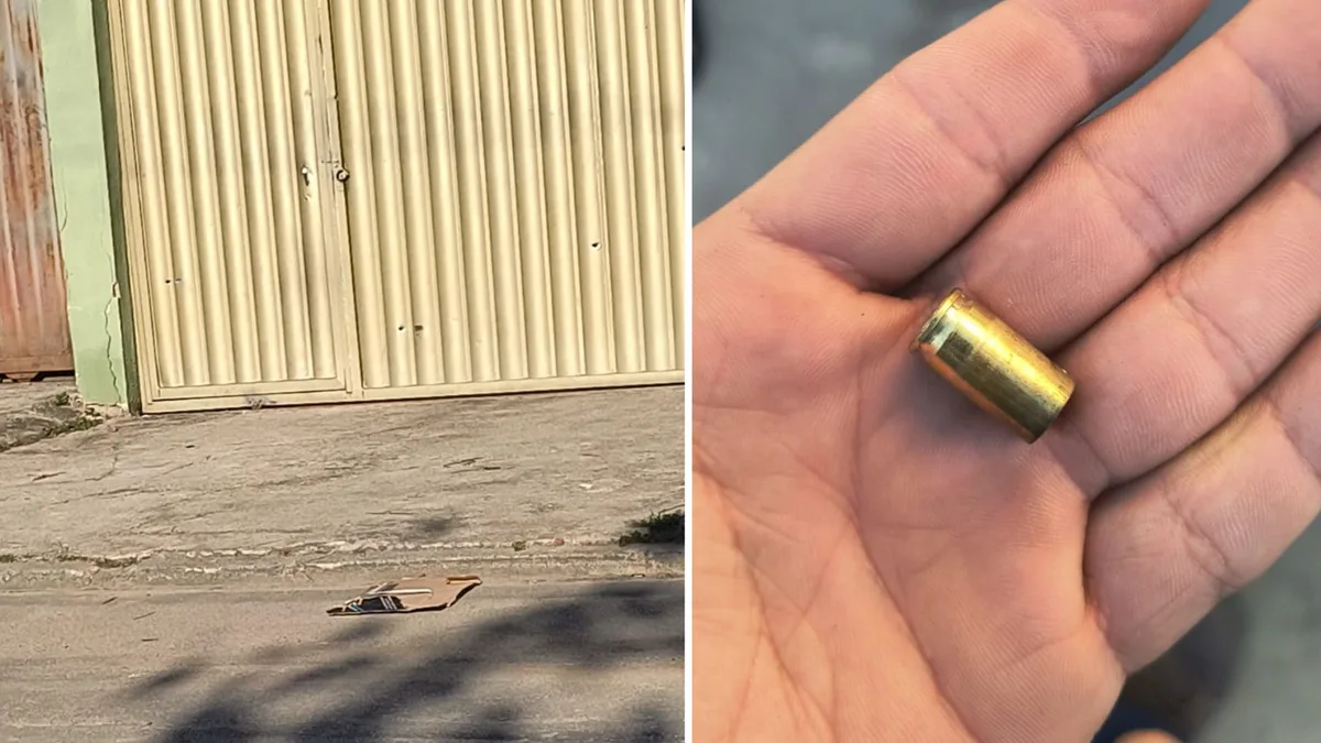 Bandidos roubam celular, dão 9 tiros e acertam mão de vítima na Serra