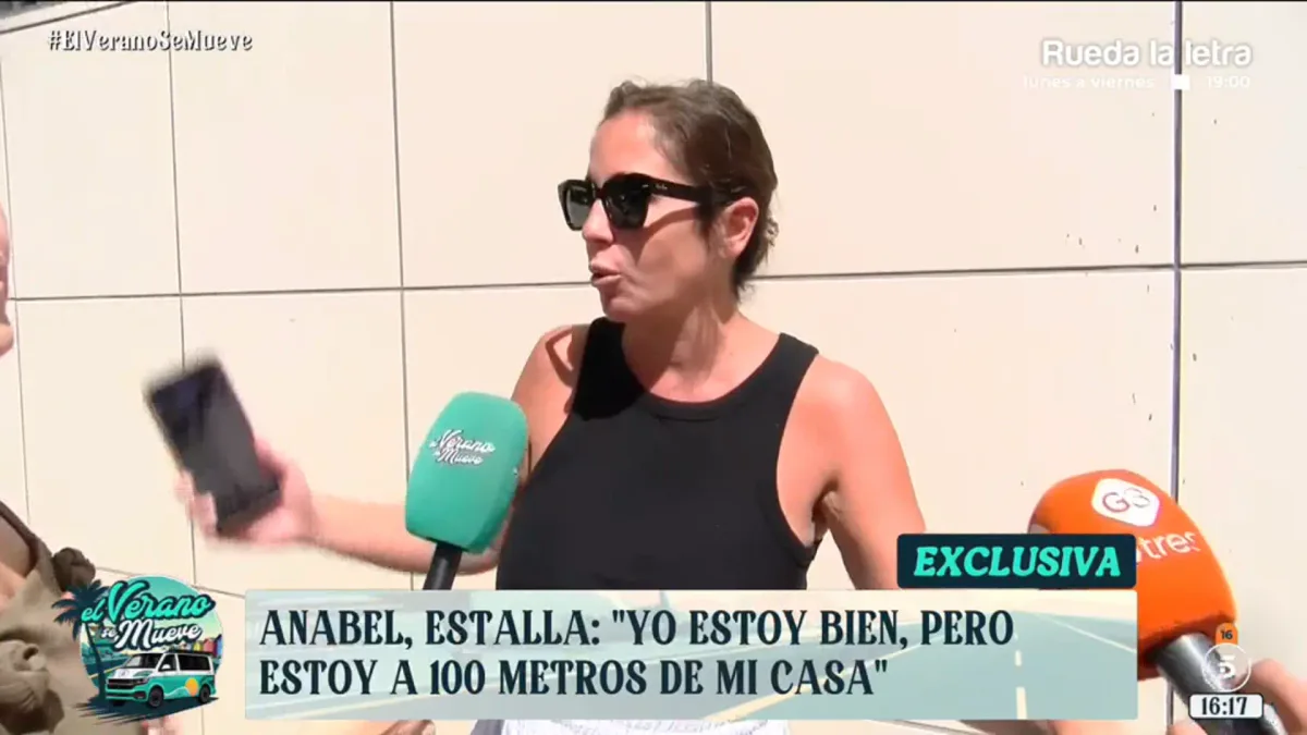 Anabel Pantoja corta en seco a la prensa camino de recoger a su hija: "No me vais a acompañar a la guardería"