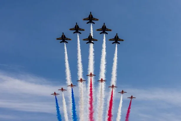 Red Arrows take to UK skies - every location where you can see them