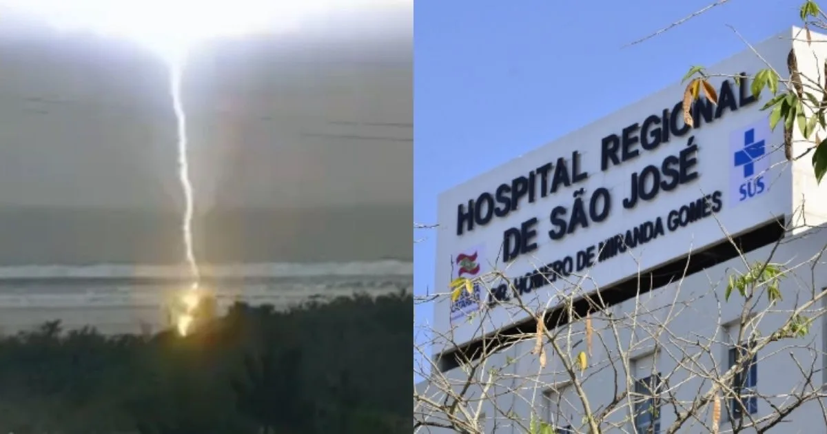 Morre turista atingida por raio enquanto caminhava na faixa de areia durante tempestade em praia de SC