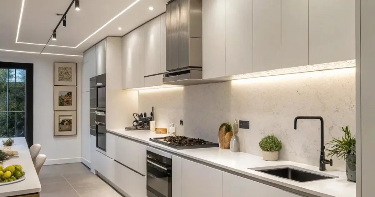 La nueva forma de iluminar la cocina sin llenar el techo de lámparas