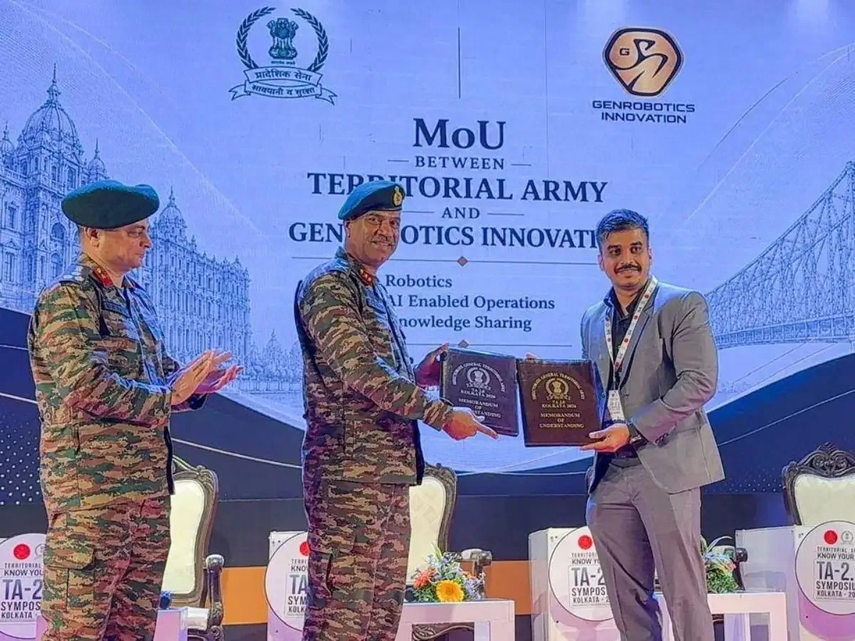 Genrobotics signs MoU with Territorial Army for robotics research, training