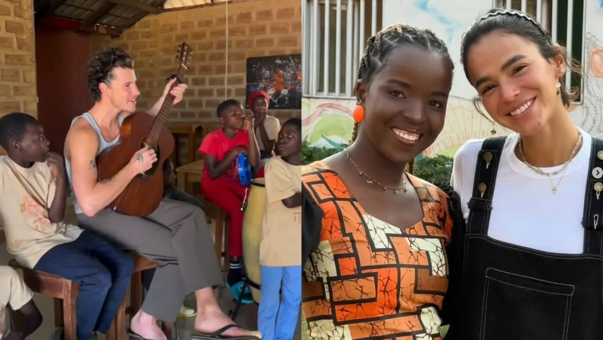 A viagem de Bruna Marquezine e Shawn Mendes a Angola