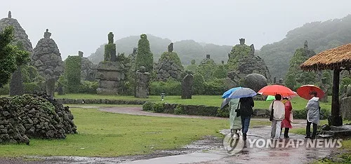 제주 곳곳 비바람…산지 예상 강수량 30∼80㎜