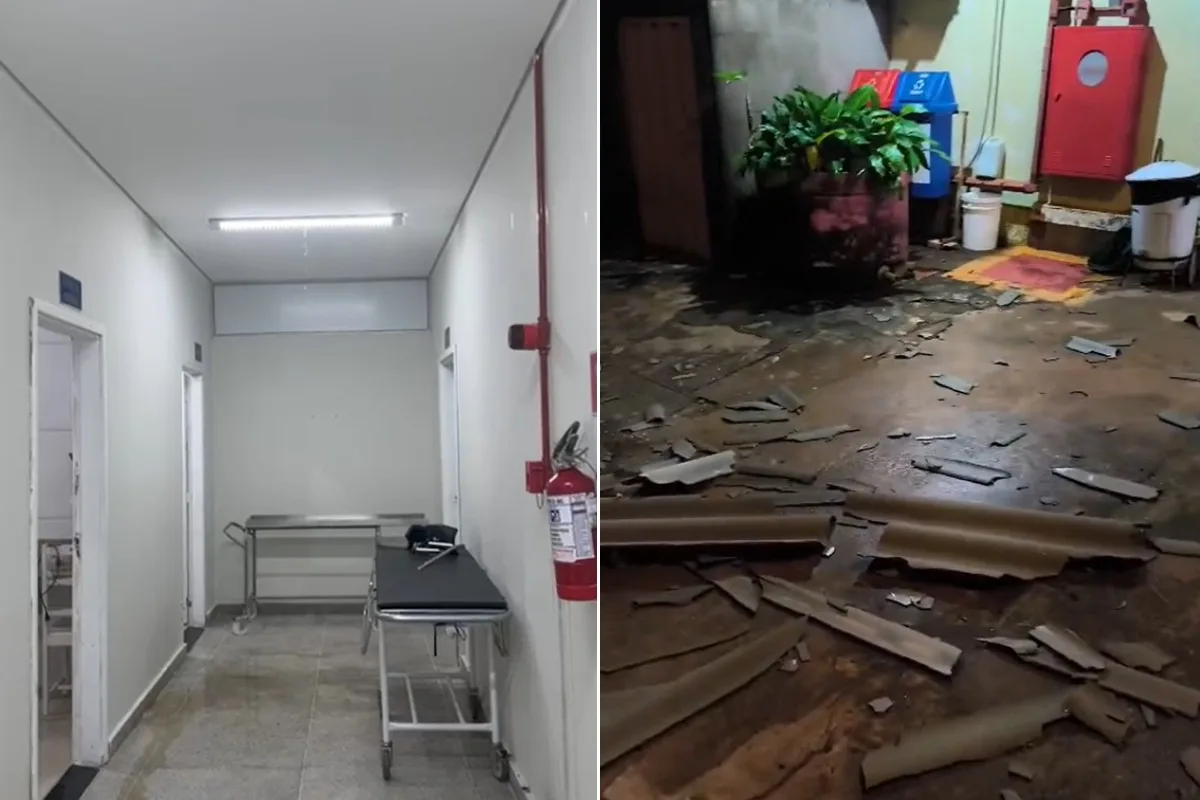 Chuva e vento forte deixam estragos em cerca de 30 casas e derrubam árvores em Flórida Paulista