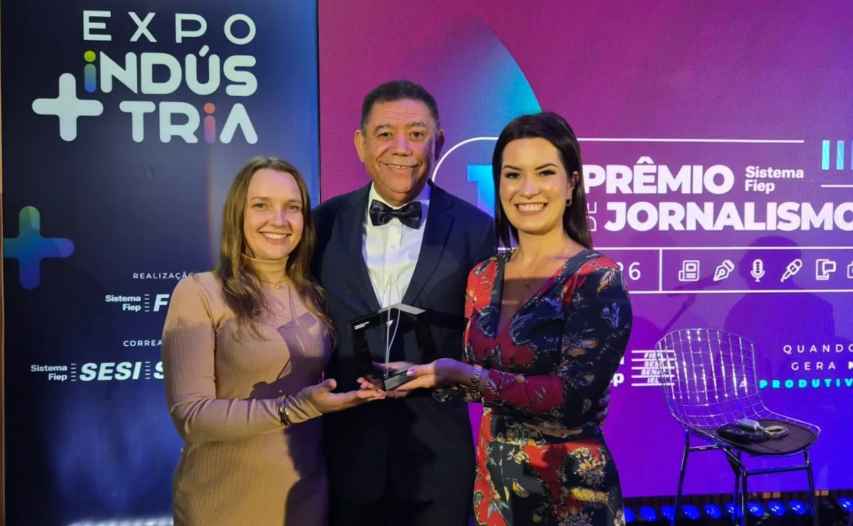 Rádio Banda B conquista 2º lugar no Prêmio Fiep com série que mostra como madeira e tecnologia transformam a indústria do Paraná