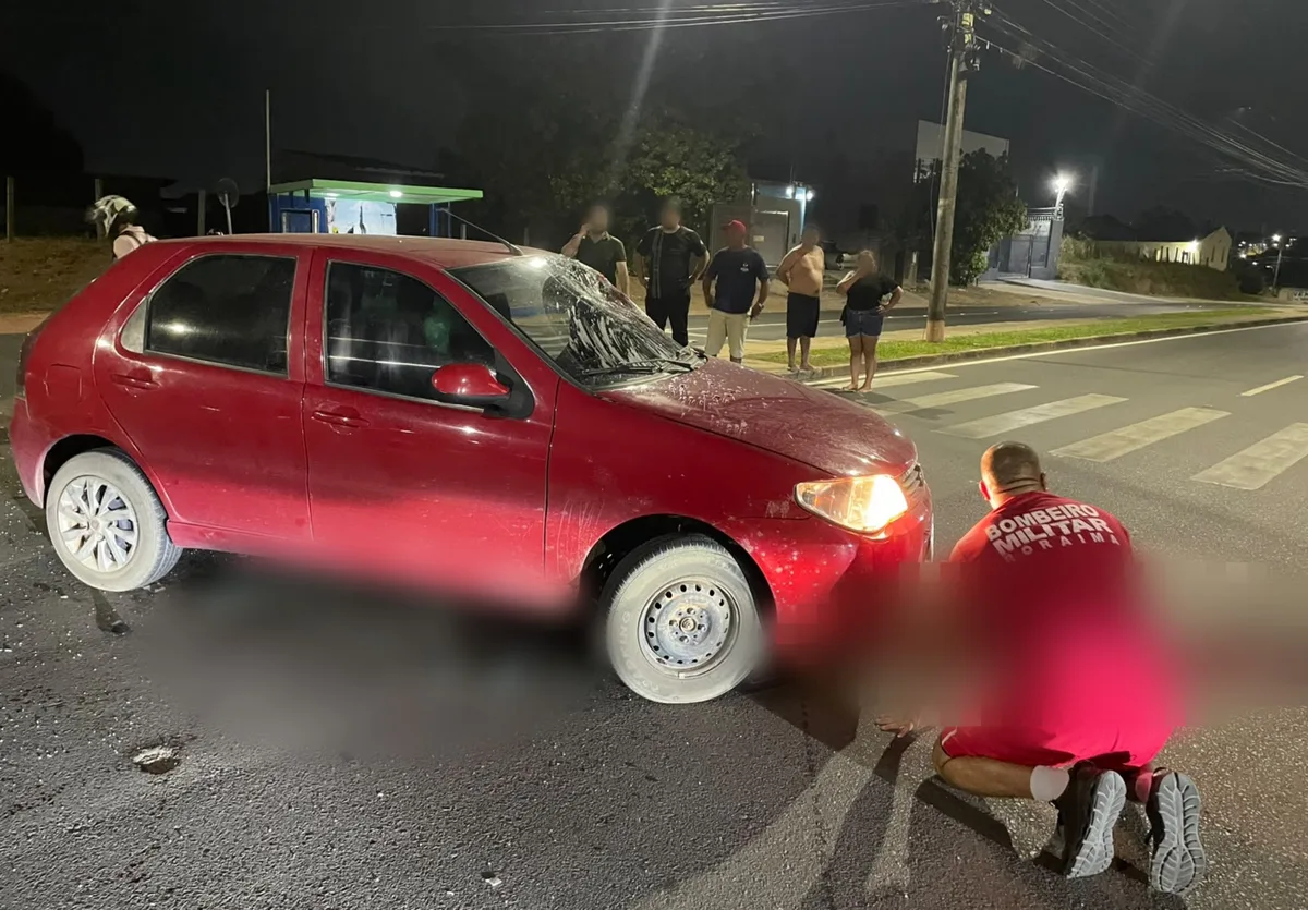 Homem morre em acidente com carro na avenida Benjamin Constant, em Boa Vista