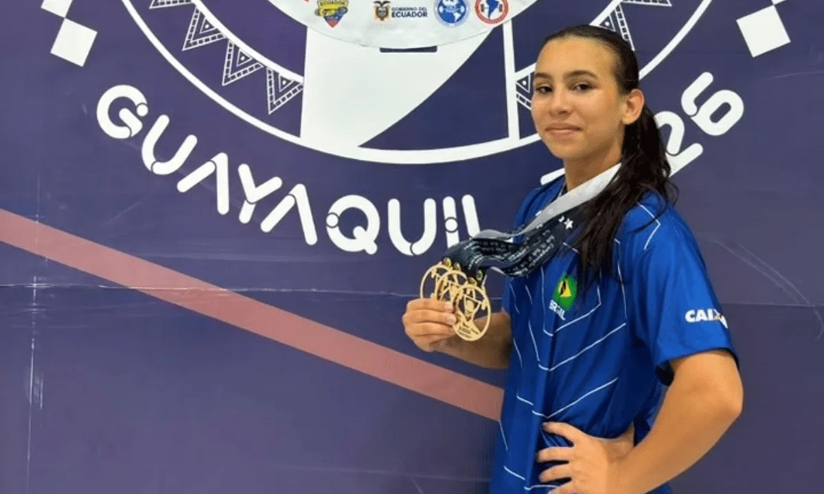 Brasil conquista seis medalhas no primeiro dia do Sul-Americano