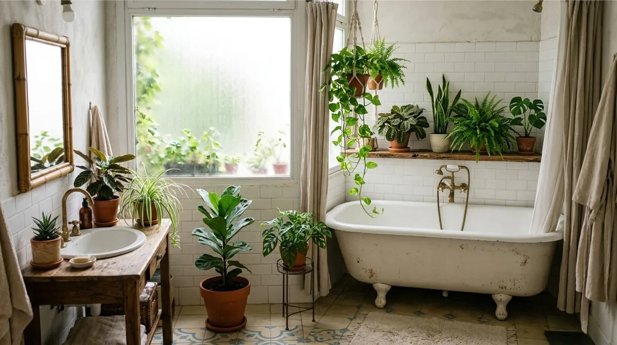 Las 4 plantas que podés tener en el baño y decoran naturalmente: sobreviven a la humedad