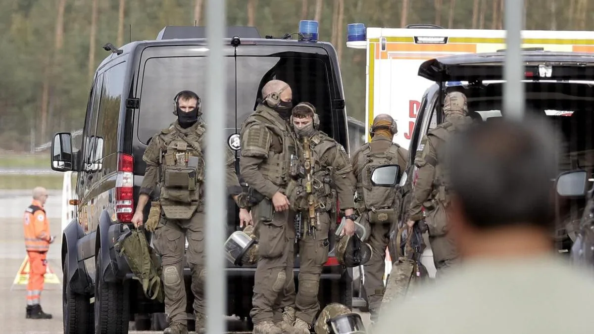 Plane lands safely in Germany after hijack alert error