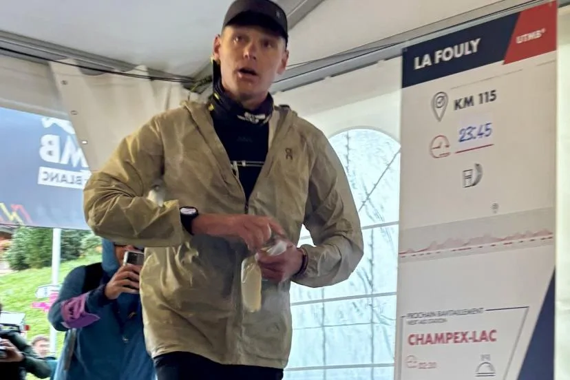 Ben Dhiman et Blandine L'Hirondel en tête de l'UTMB à mi-course