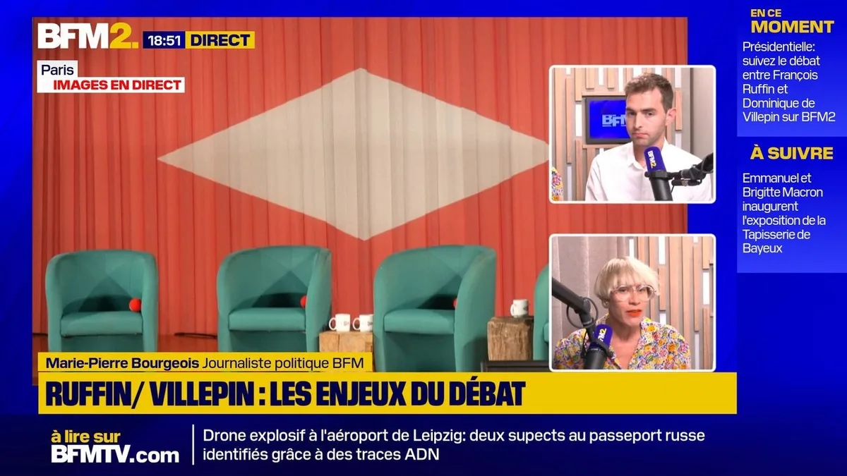 Présidentielle 2027: les enjeux du débat entre François Ruffin et Dominique de Villepin