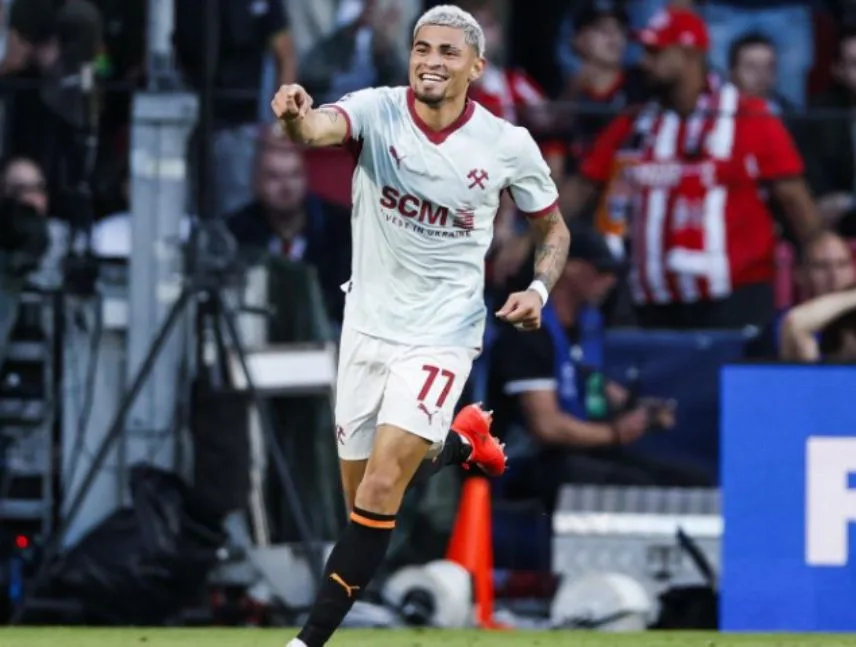 Gleiker Mendoza debuta con gol en la Champions League
