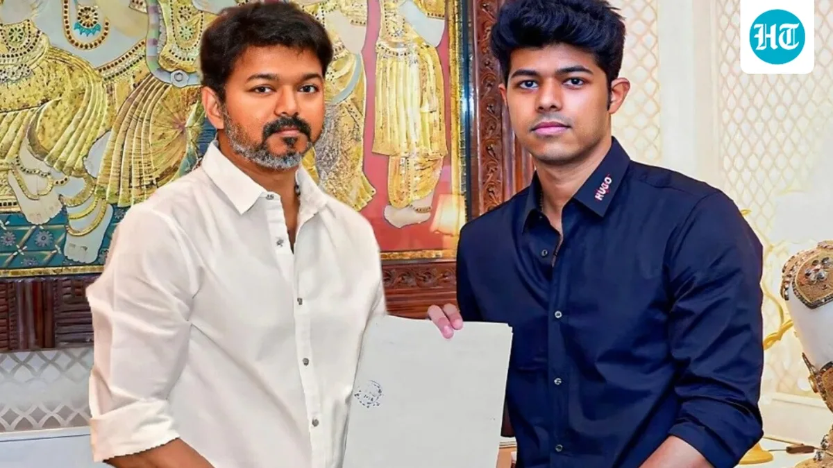Jason Sanjay says dad Vijay will not promote his debut film Sigma: ‘He's the CM, has so much responsibility’