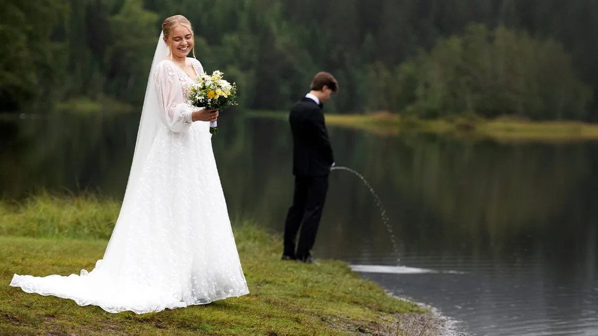 Hochzeitsfoto geht viral - Die große Erleichterung nach dem Ja-Wort