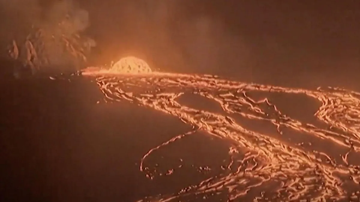 Aktiver Vulkan auf Hawaii: Kilauea läuft über – Zeitrafferaufnahmen zeigen glühende Lavaströme
