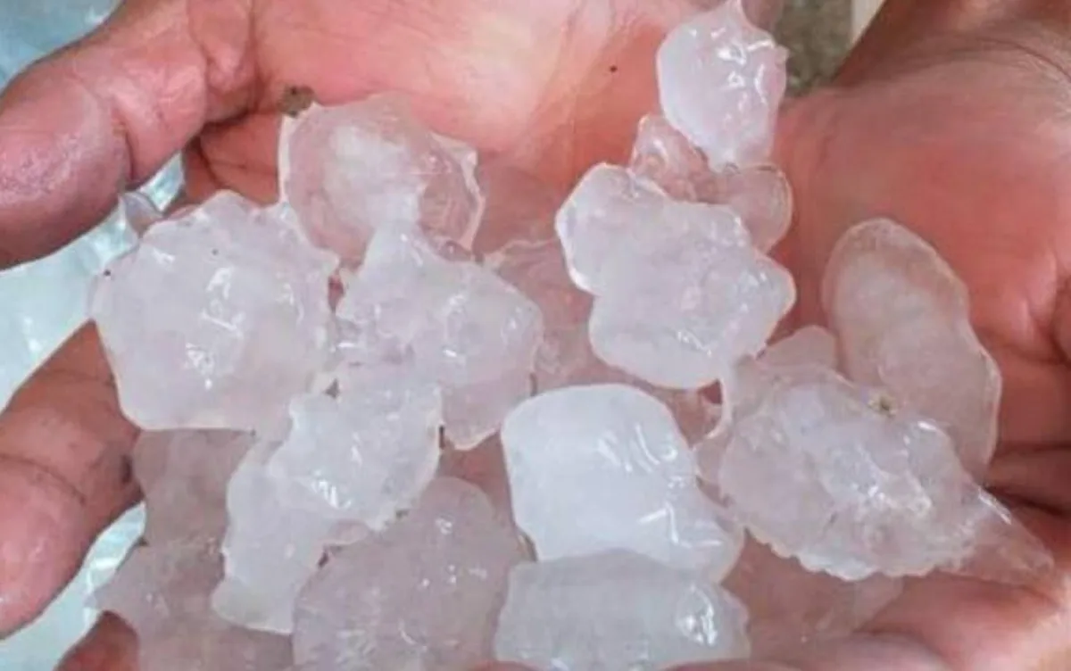Cidades do Oeste e Sudoeste da Bahia podem ter chuva de granizo nesta quinta-feira