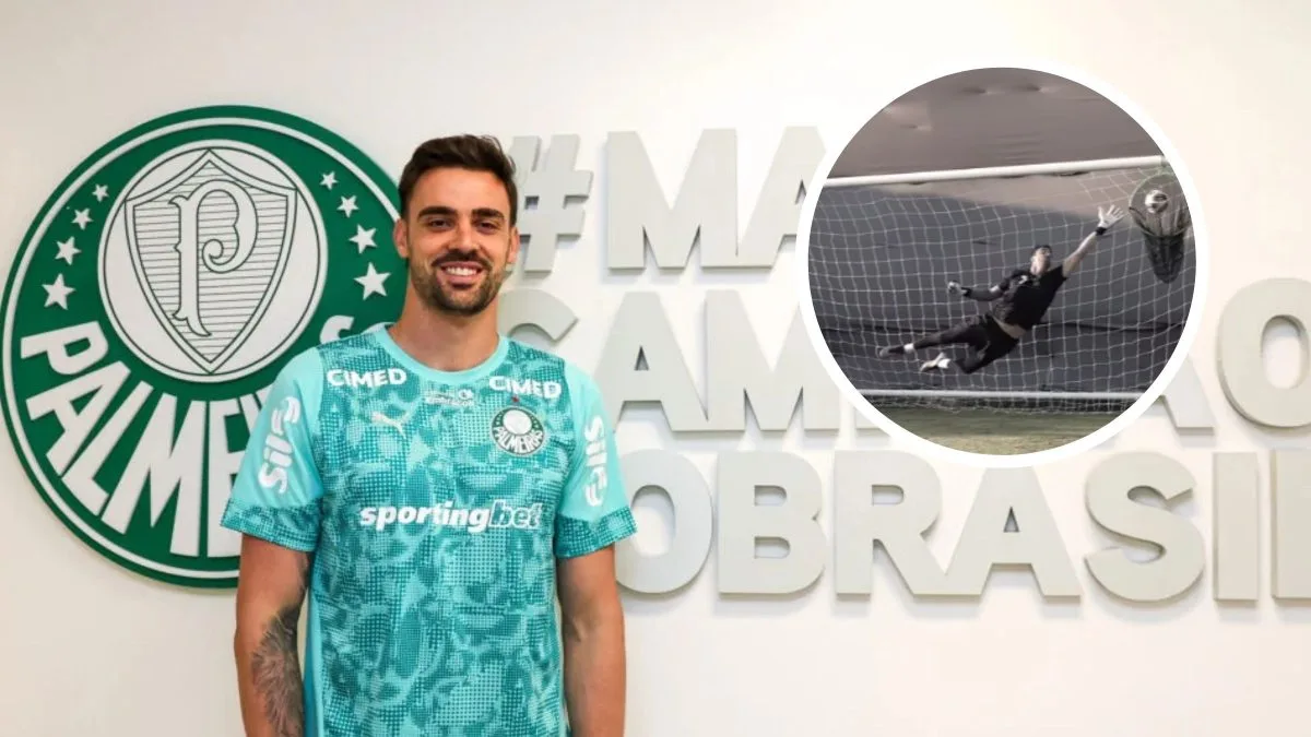 Novo reforço do Palmeiras, Bruno Bertinato sofreu golaço de Júlio Cocielo em desafio; assista