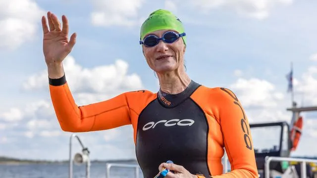 Gegen die Kälte: Schwimmerin will die fünf Lausitzer Seen bezwingen