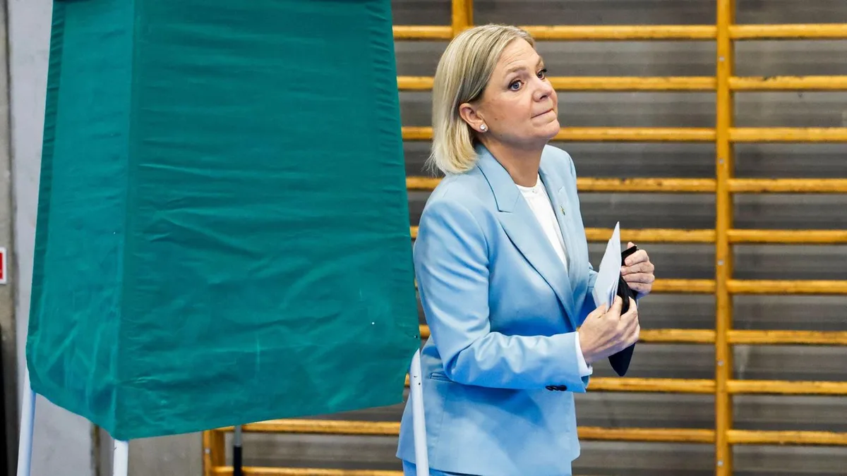 Stärkste Kraft: Sozialdemokraten bei Parlamentswahl in Schweden vor rechtem Block