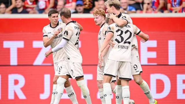 2. Fußball-Bundesliga: Trotz starker 45 Minuten: Dynamo geht in Heidenheim unter
