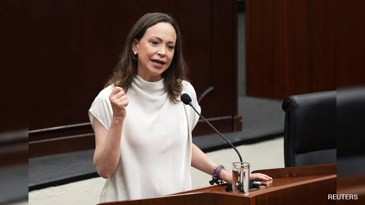 Venezuela Opposition Parties Choose Nobel Laureate Maria Machado As Leader