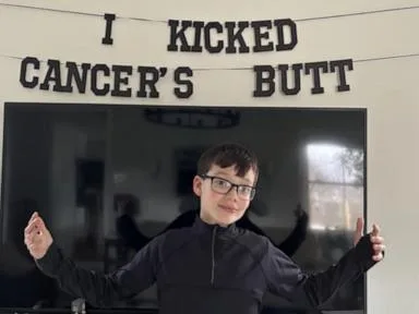 WATCH: 14-year-old cancer survivor now thriving