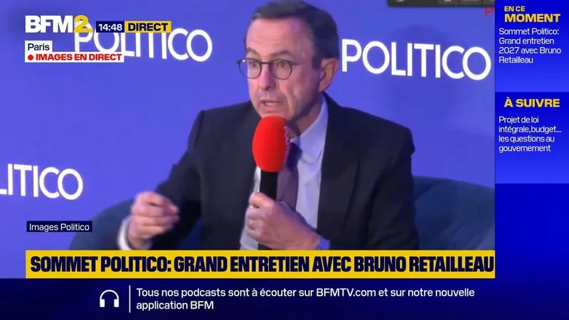 Face aux cyberattaques, "nos entreprises sont très mal protégées", dénonce Bruno Retailleau
