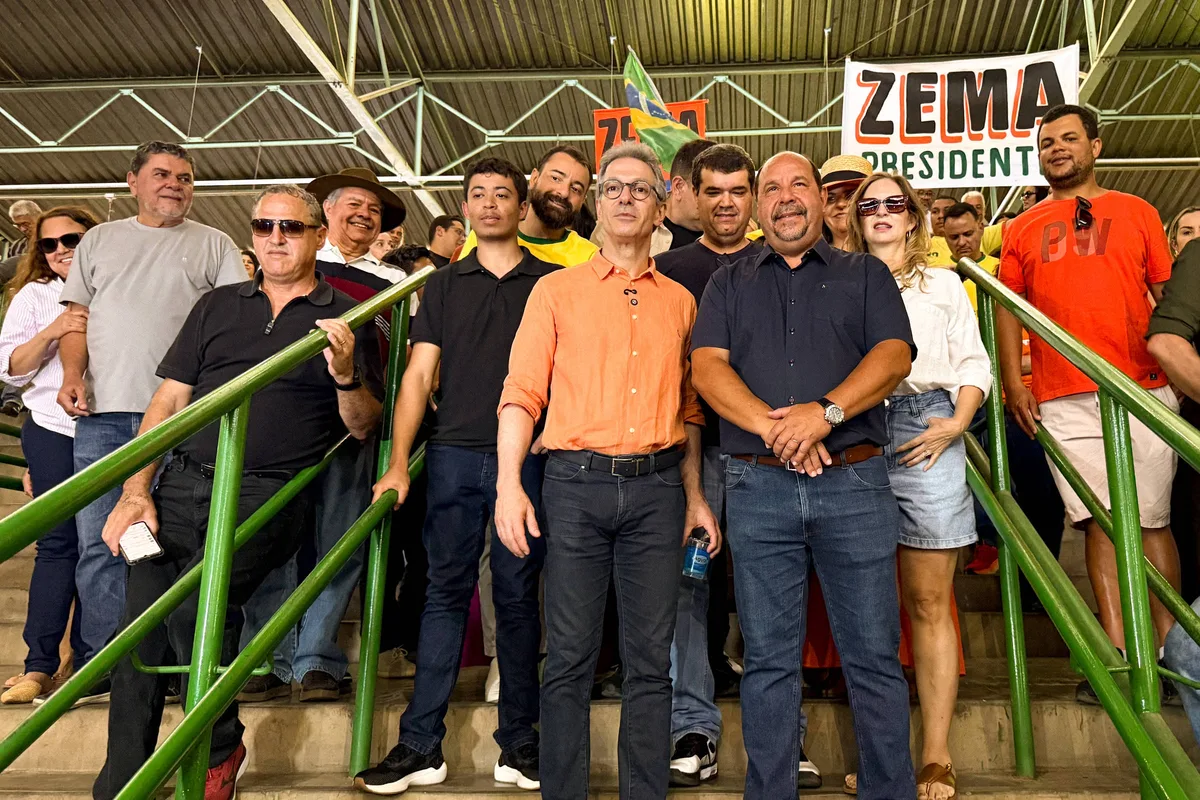Zema inicia campanha com promessa de 'superpresídio' e críticas a ministros do STF