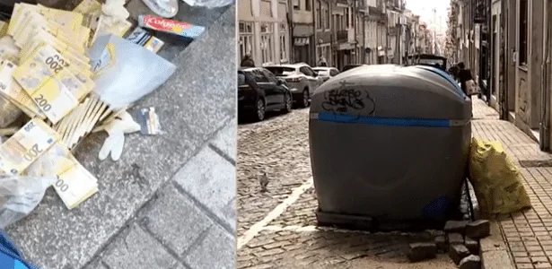 Homem em situação de rua acha mala com R$ 9 milhões, mas notas eram falsas