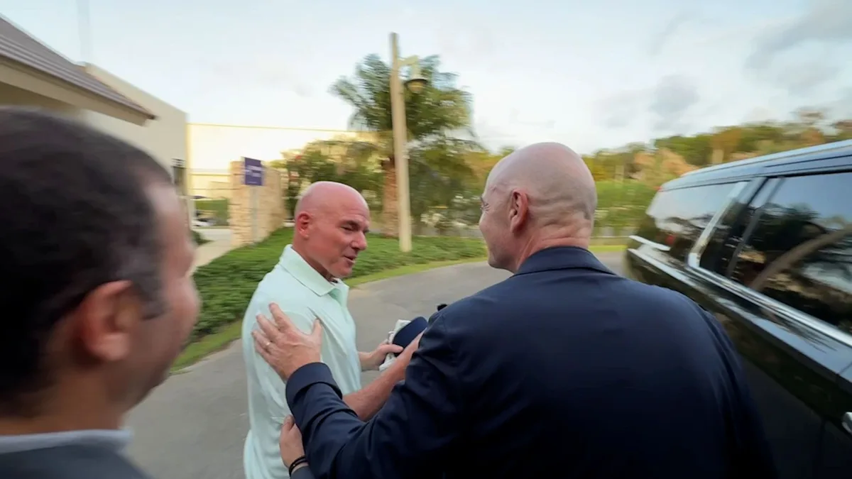 Infantino likes a baldy joke, but fans will see it as bare-faced cheek